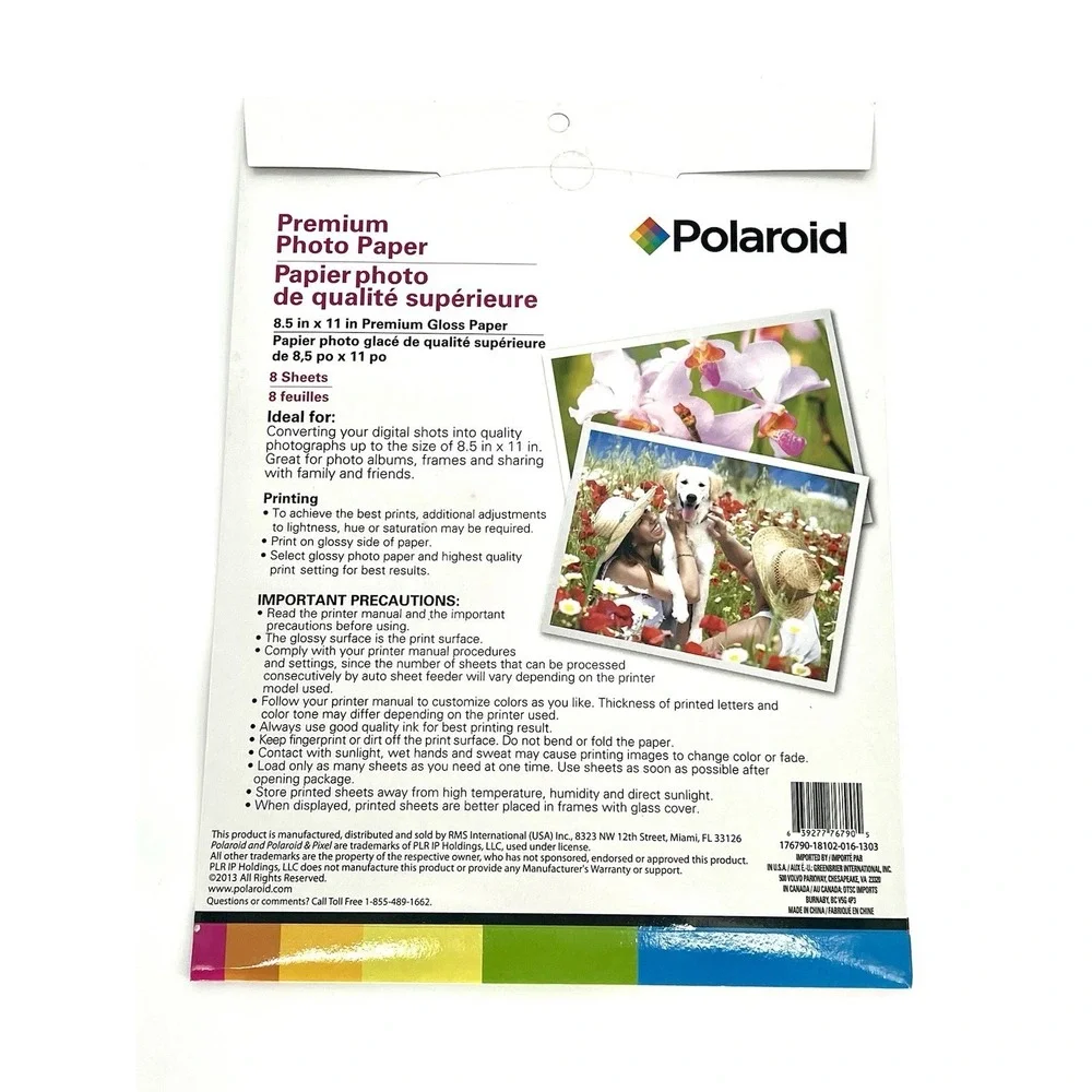 NEW Polaroid Premium Photo Paper 8.5